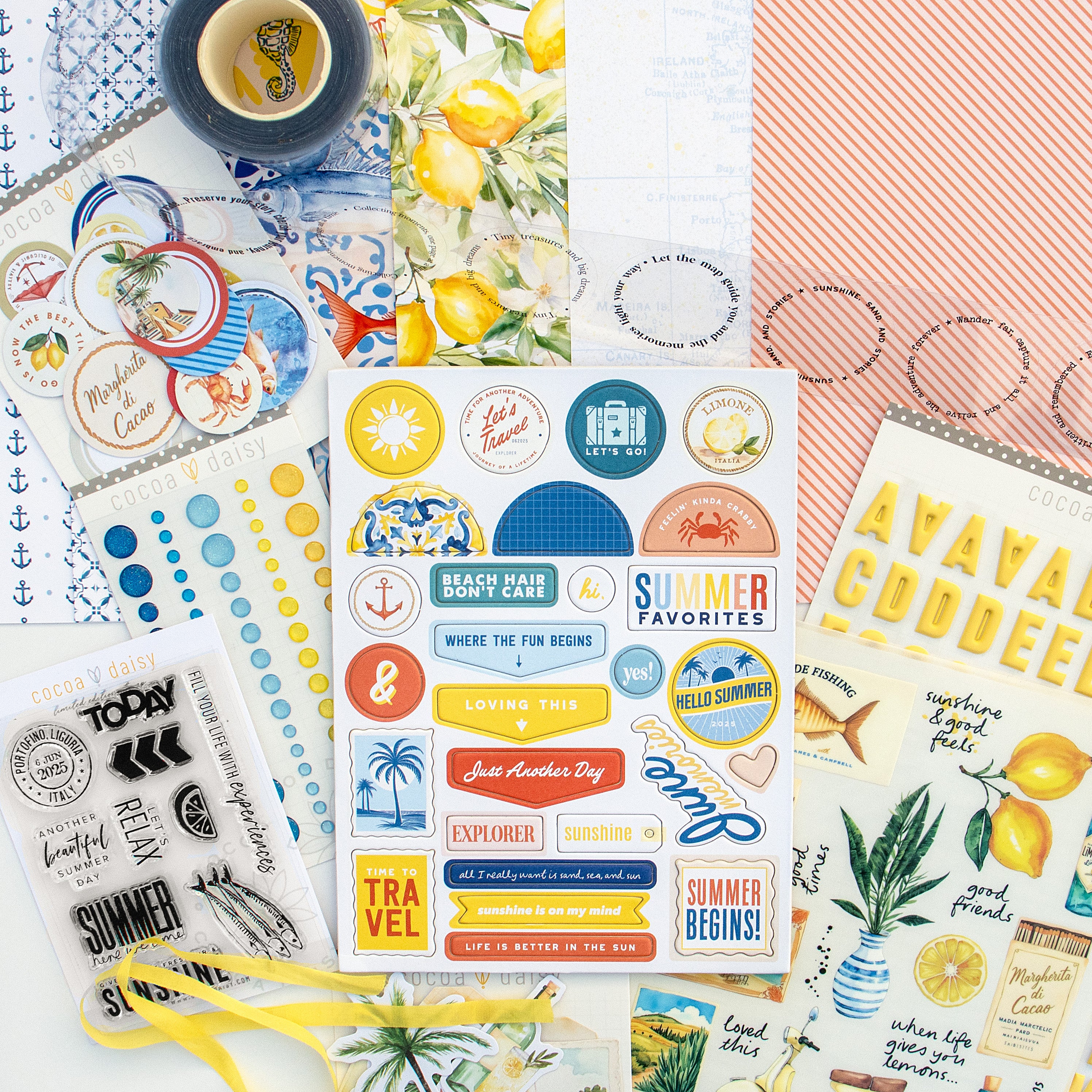 Mediterranean Muse Scrapbooking Kit - Choose Your Add On - June 2025