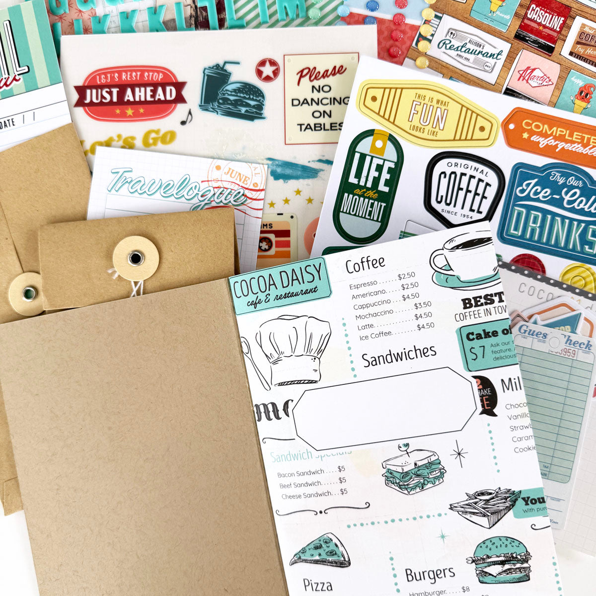 Let's Go Scrapbooking Kit - Choose Your Add On - June 2024