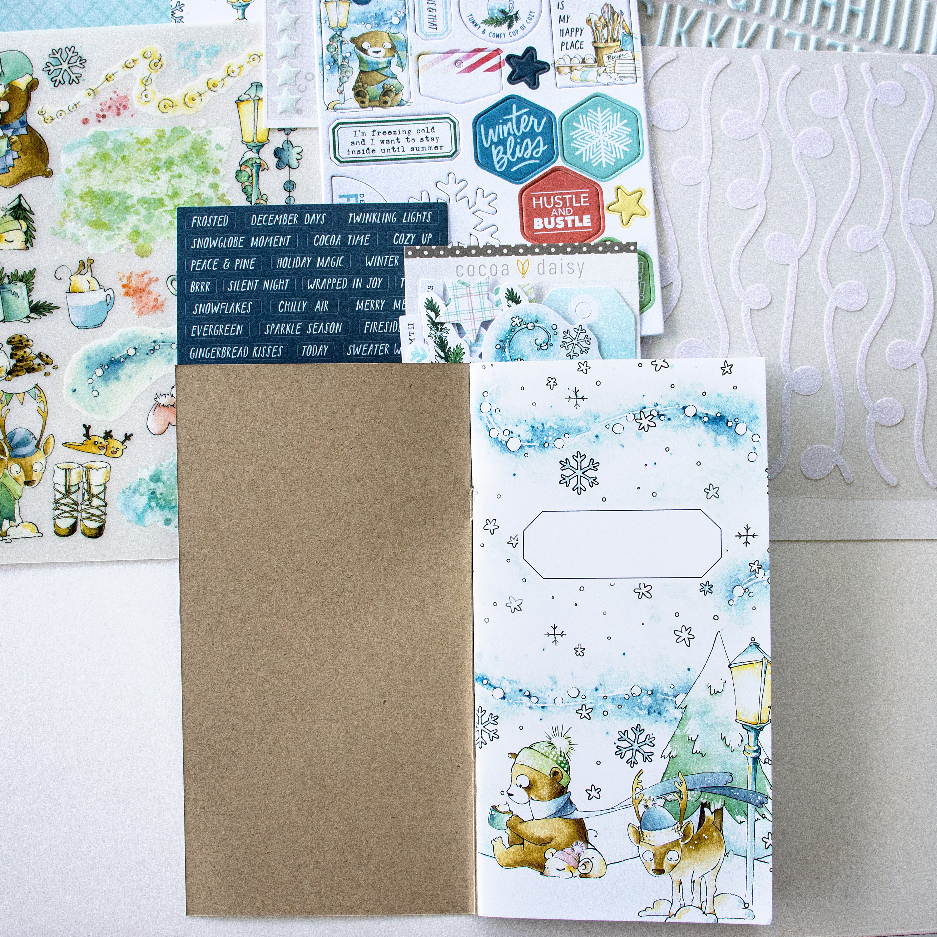 Snow Day Society Scrapbooking Kit - Choose Your Add On - December 2025