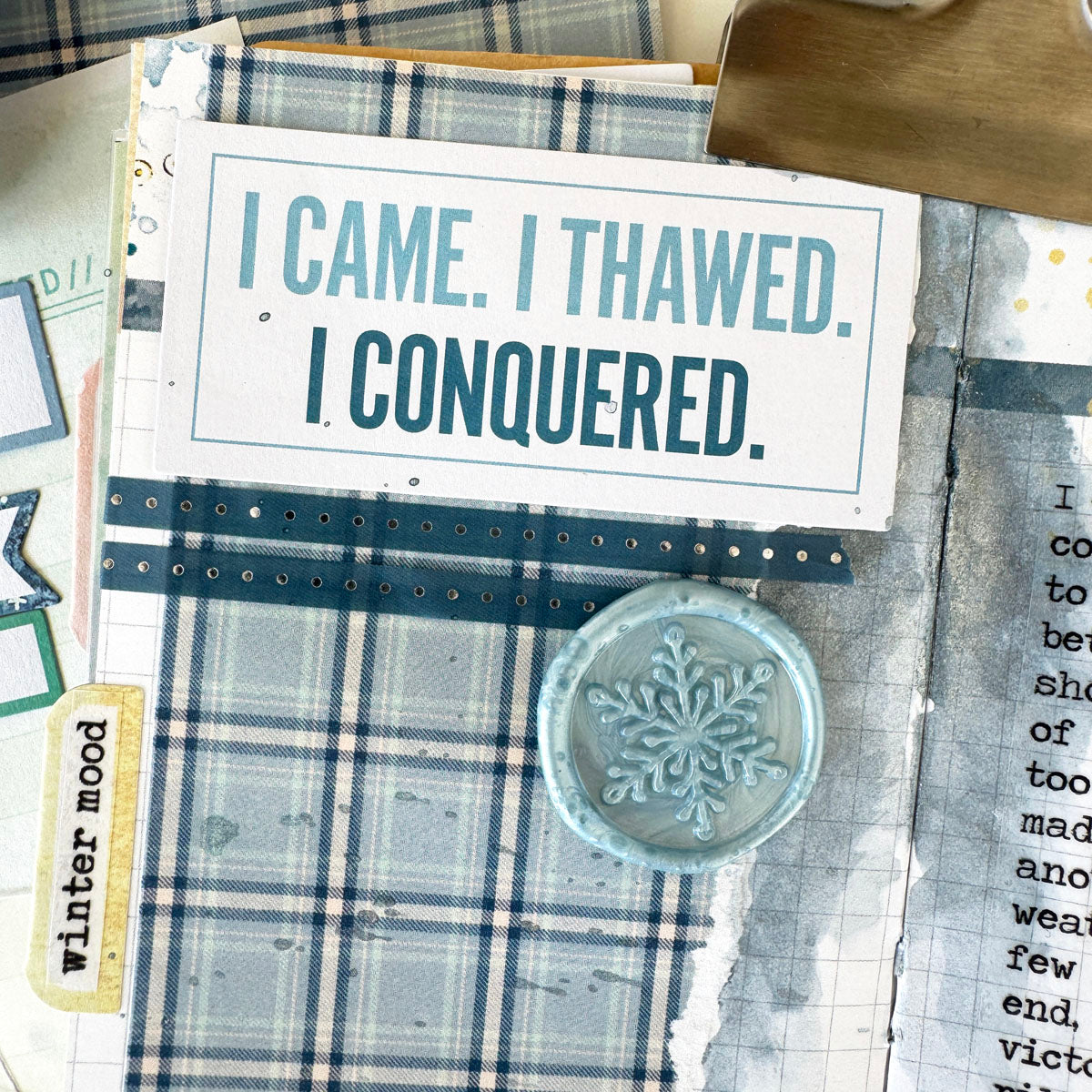 Snowflake Stamp Seal