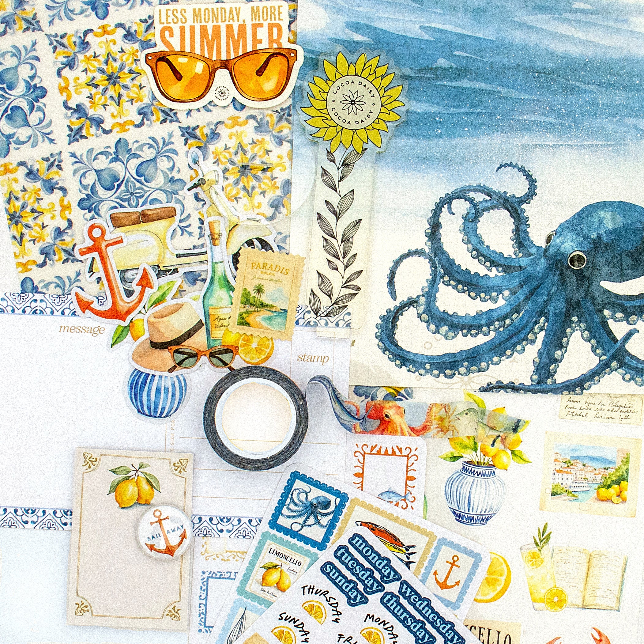 Mediterranean Muse Stationery Kit - June 2025
