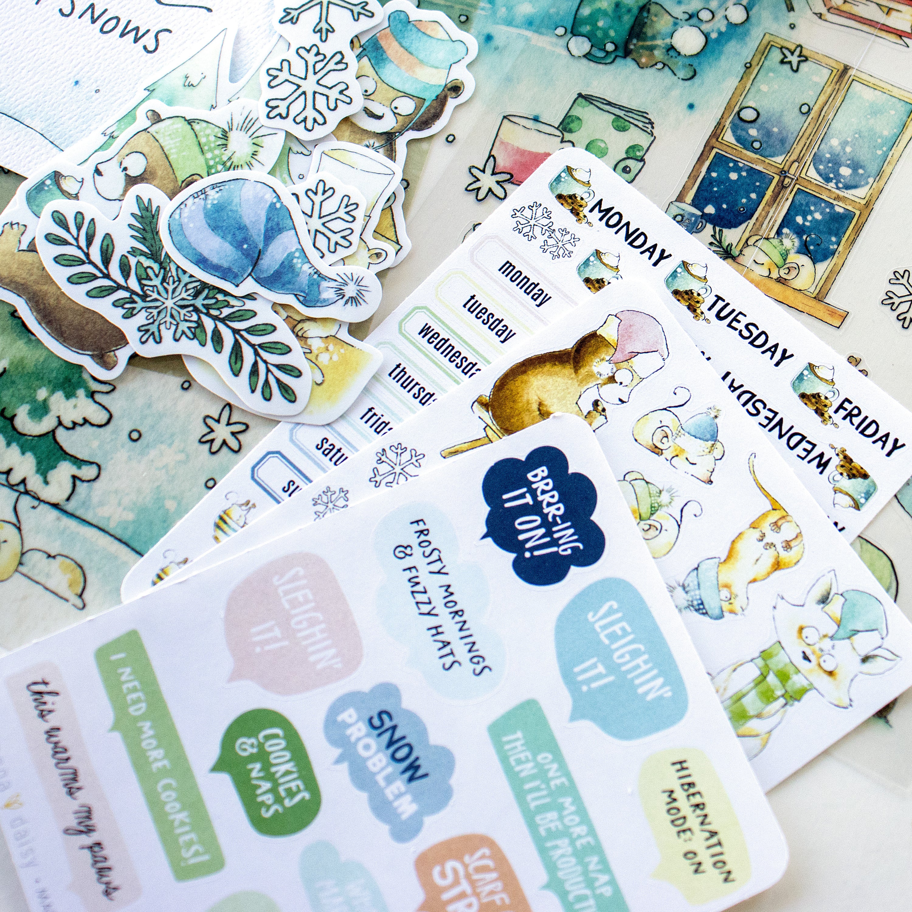 Snow Day Society Stationery Kit - December 2025