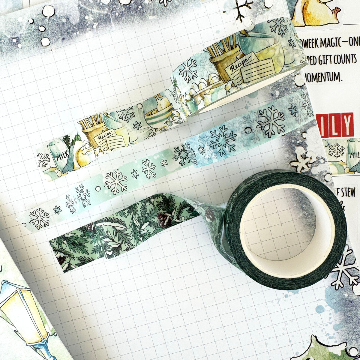 Snow Day Society Washi Trio - December 2025