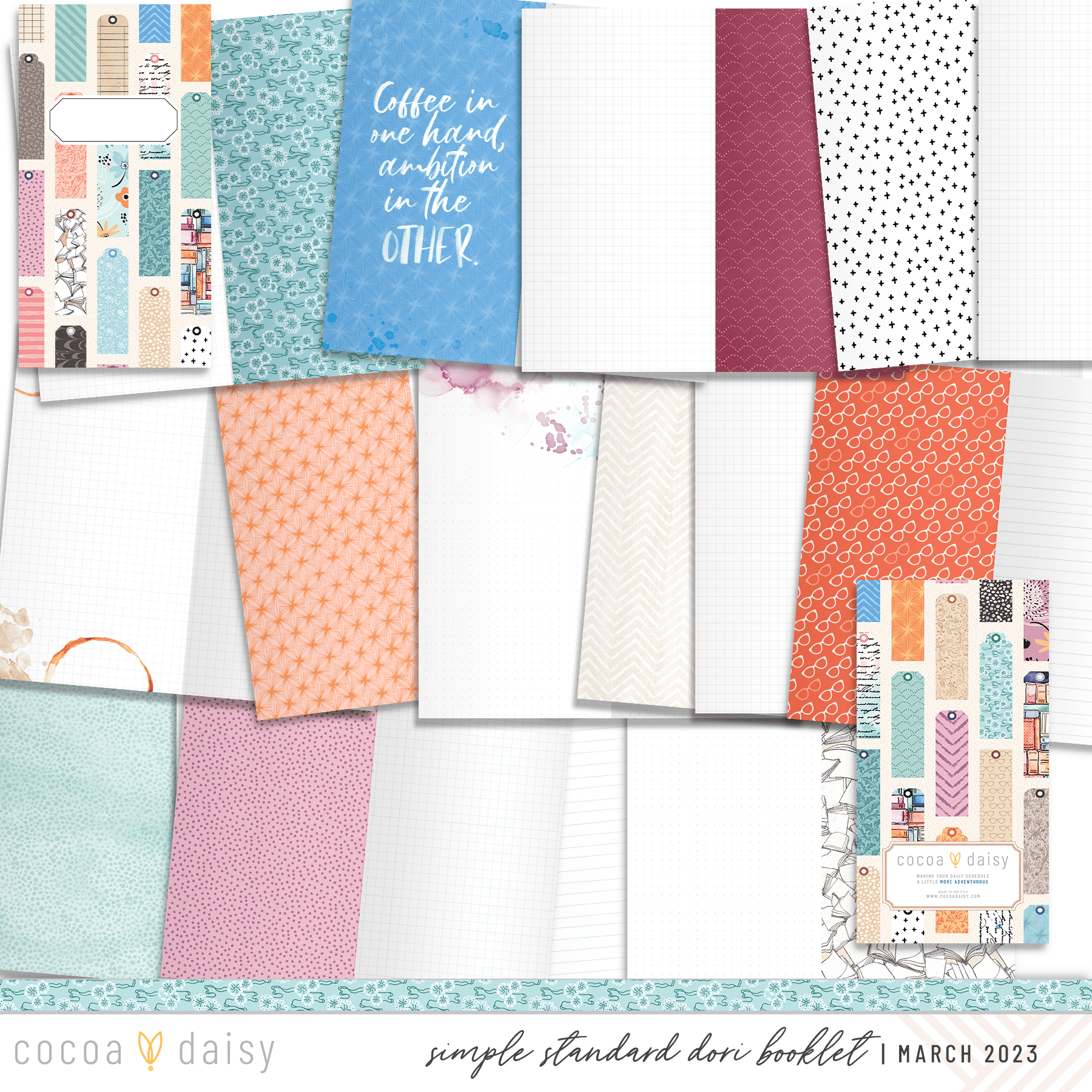 Bookish SimpleDori March 2023 Cocoa Daisy