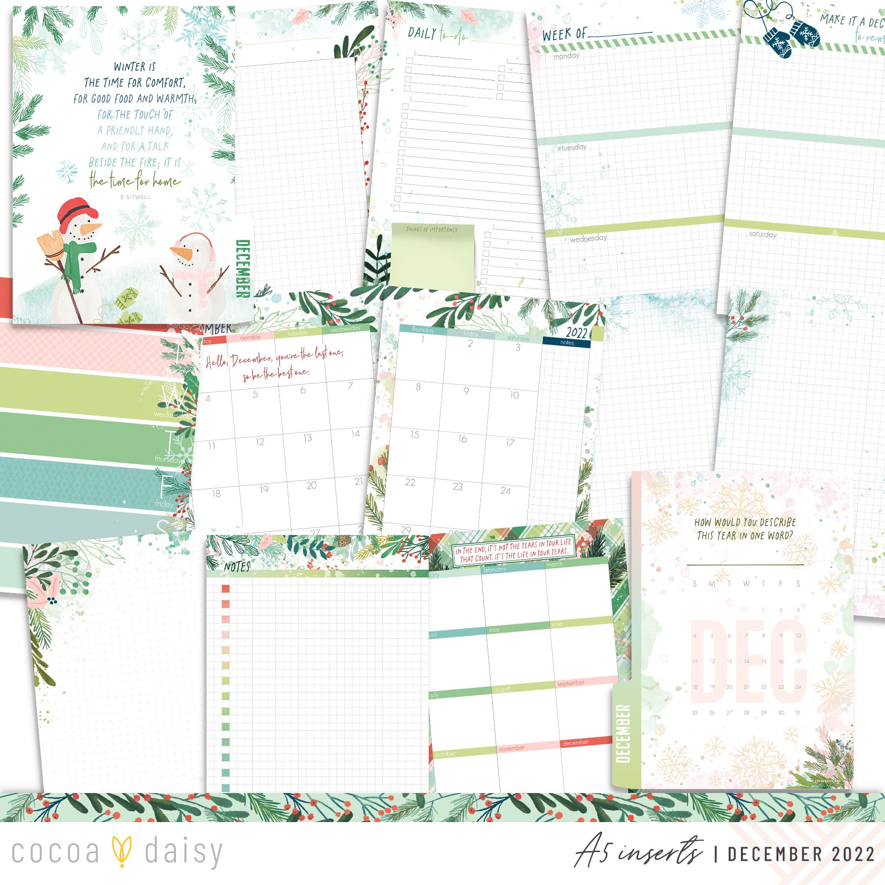 Frost & Frolic Inserts Only Choose Insert Type December 2022 Cocoa