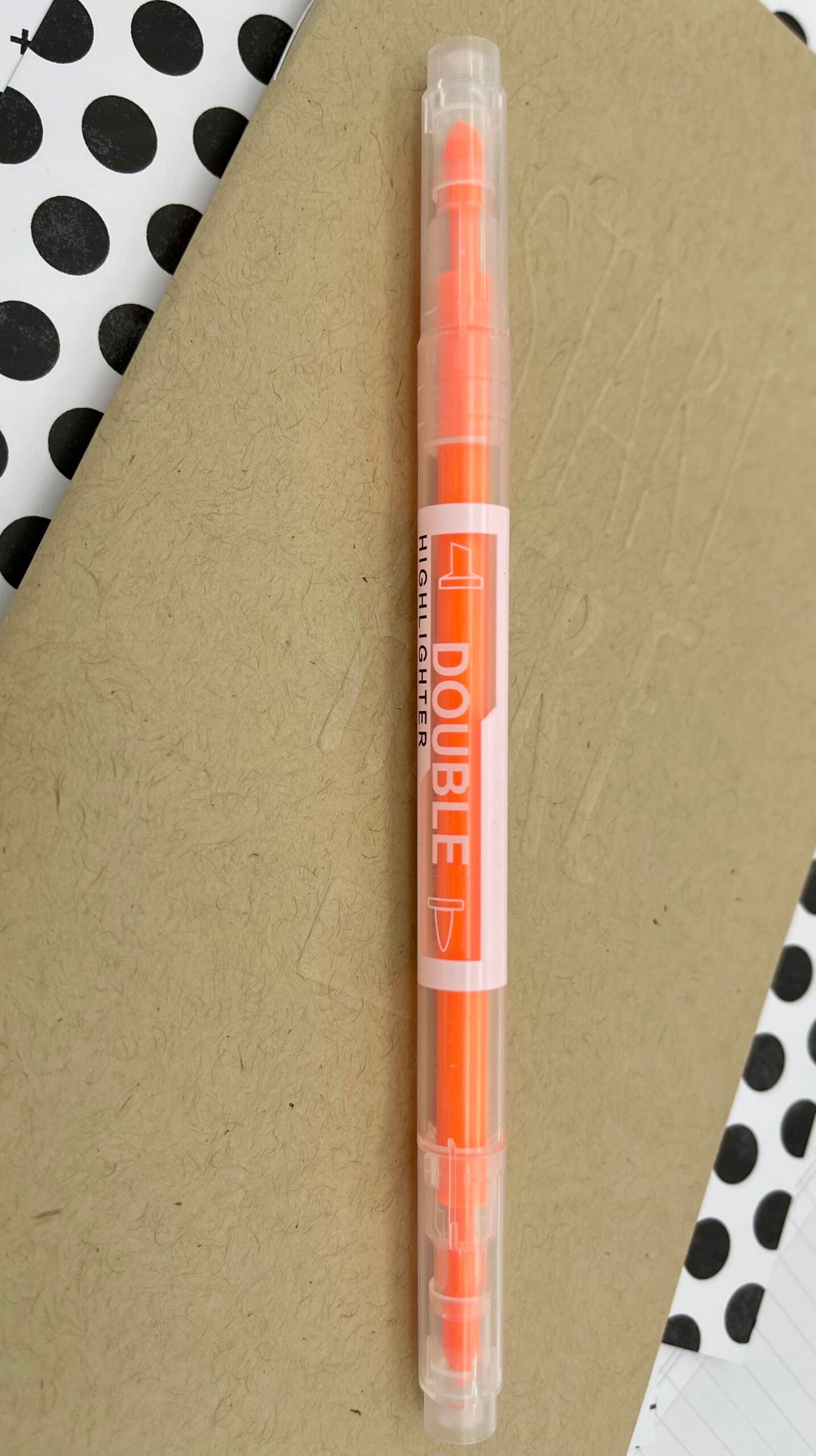 Double Sided Highlighter - Orange