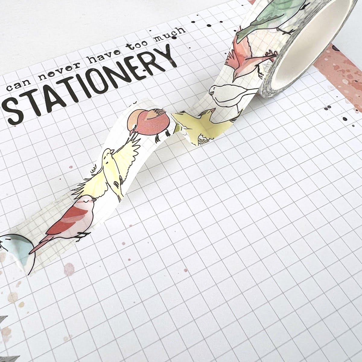 Paperie Main Planner Washi February 2023 Cocoa Daisy