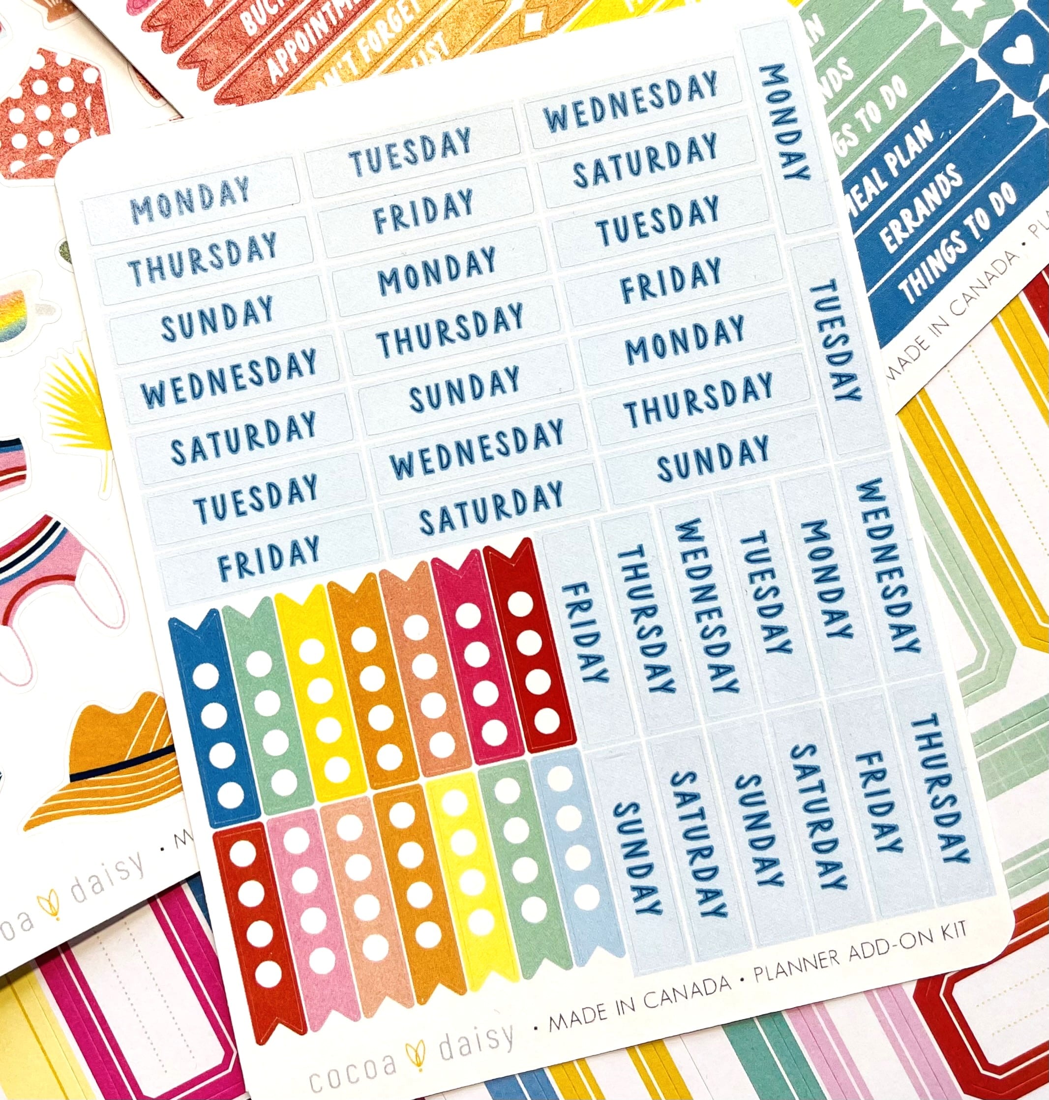 Printables - Planner & Calendar Stickers 01