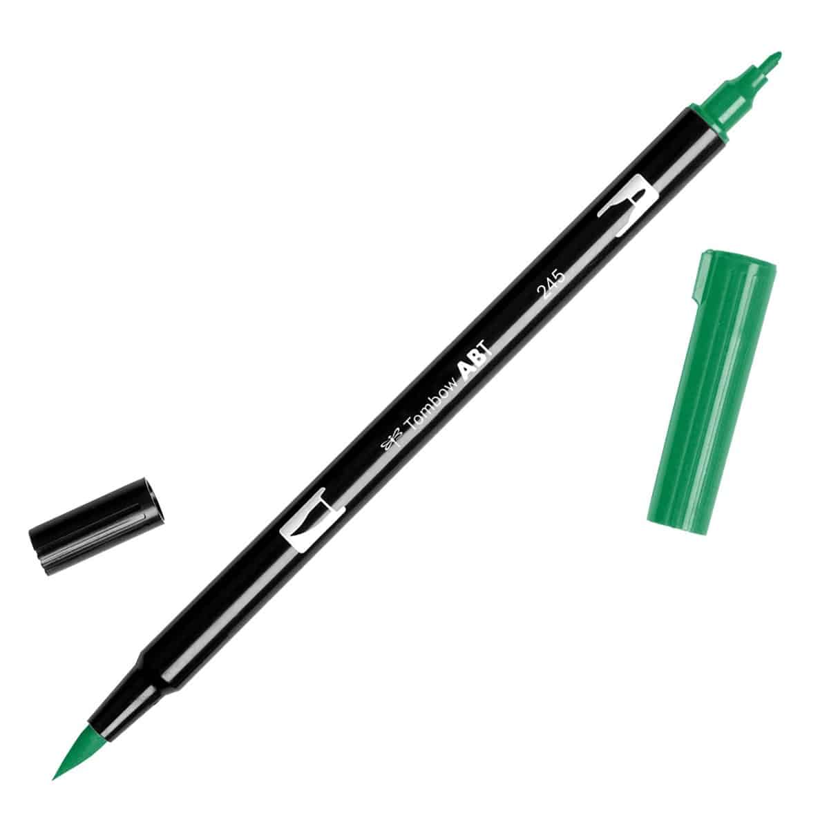 Tombow Dual Brush Pen Art Marker Sap Green (245)