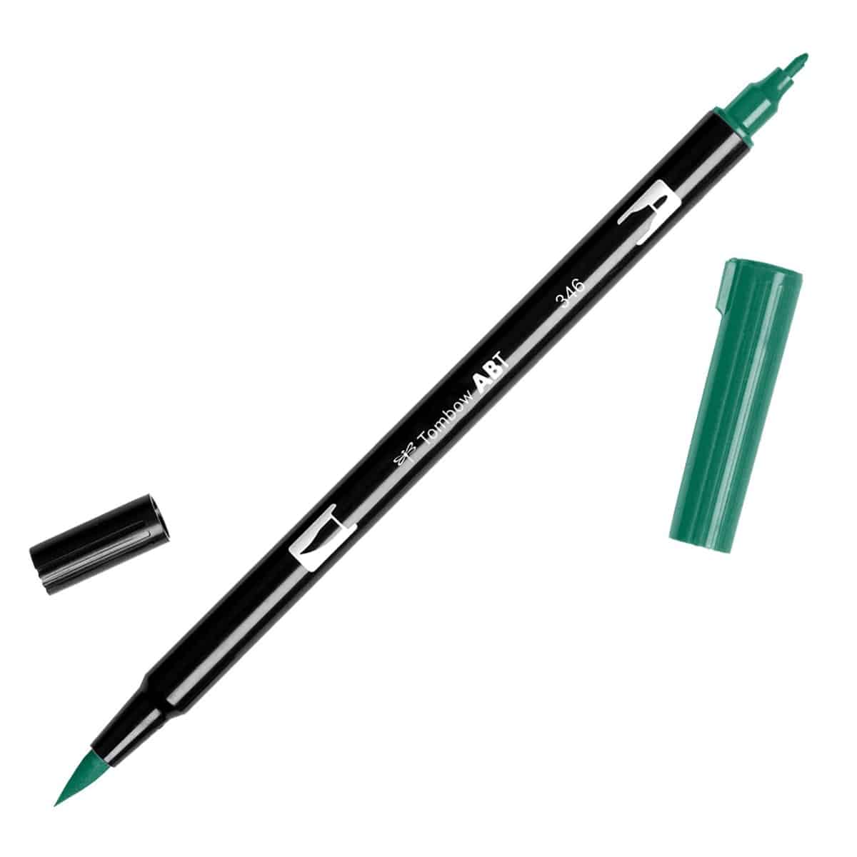 Tombow Dual Brush Pen Art Marker Sea Green (346)