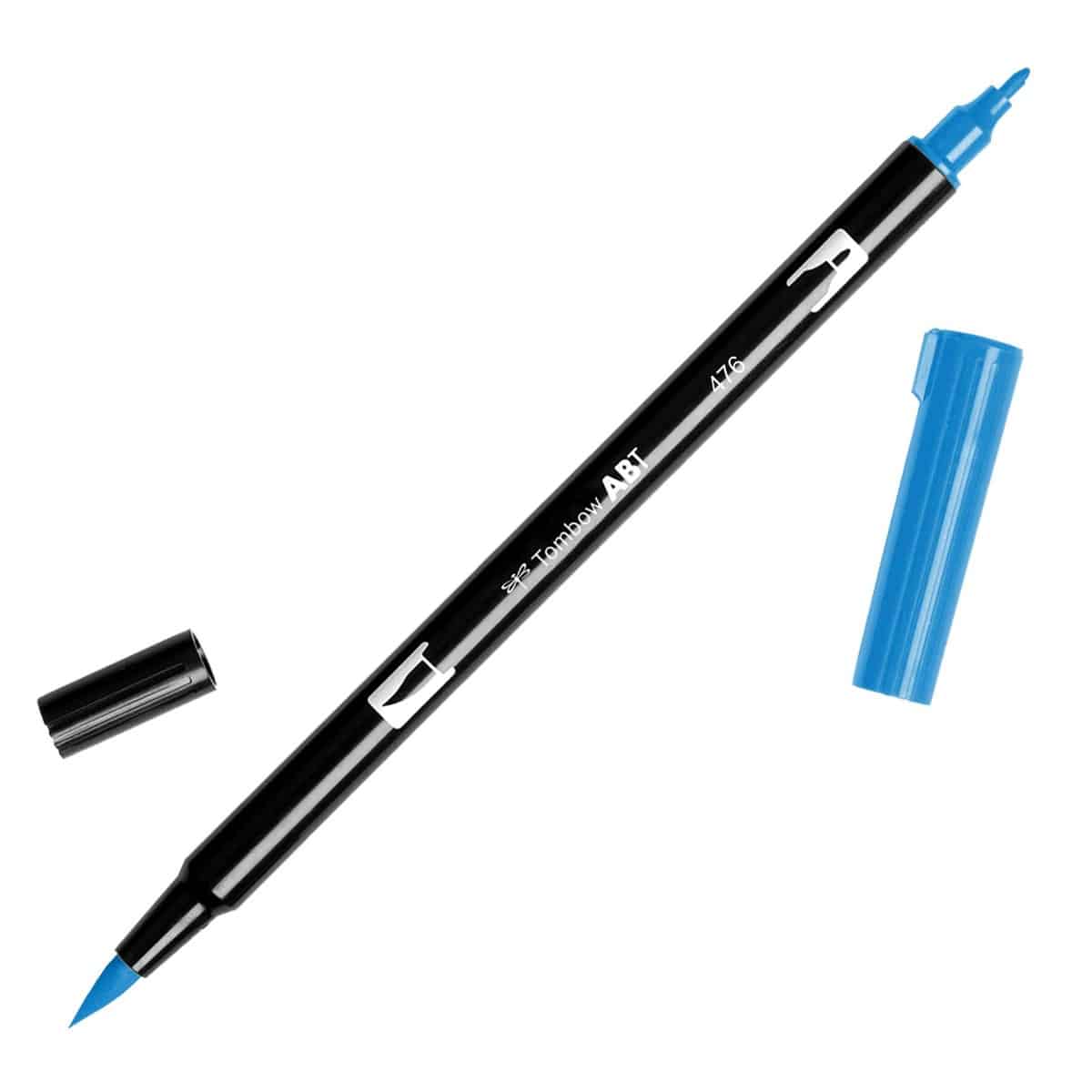 Tombow Dual Brush Pen Art Marker Cyan (476)