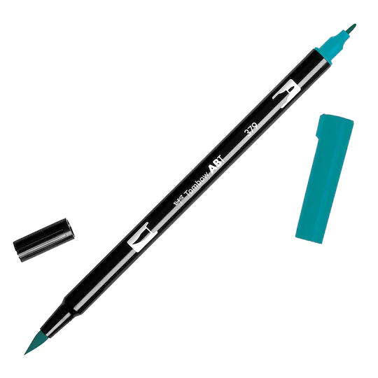 Tombow Dual Brush Pen Art Marker  Jade Green (379)