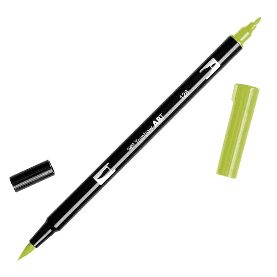 Tombow Dual Brush Pen Art Marker  Light Olive (126)
