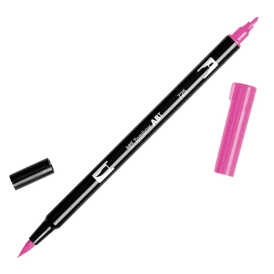 Tombow Dual Brush Pen Art Marker  Rhodamine Red (725)