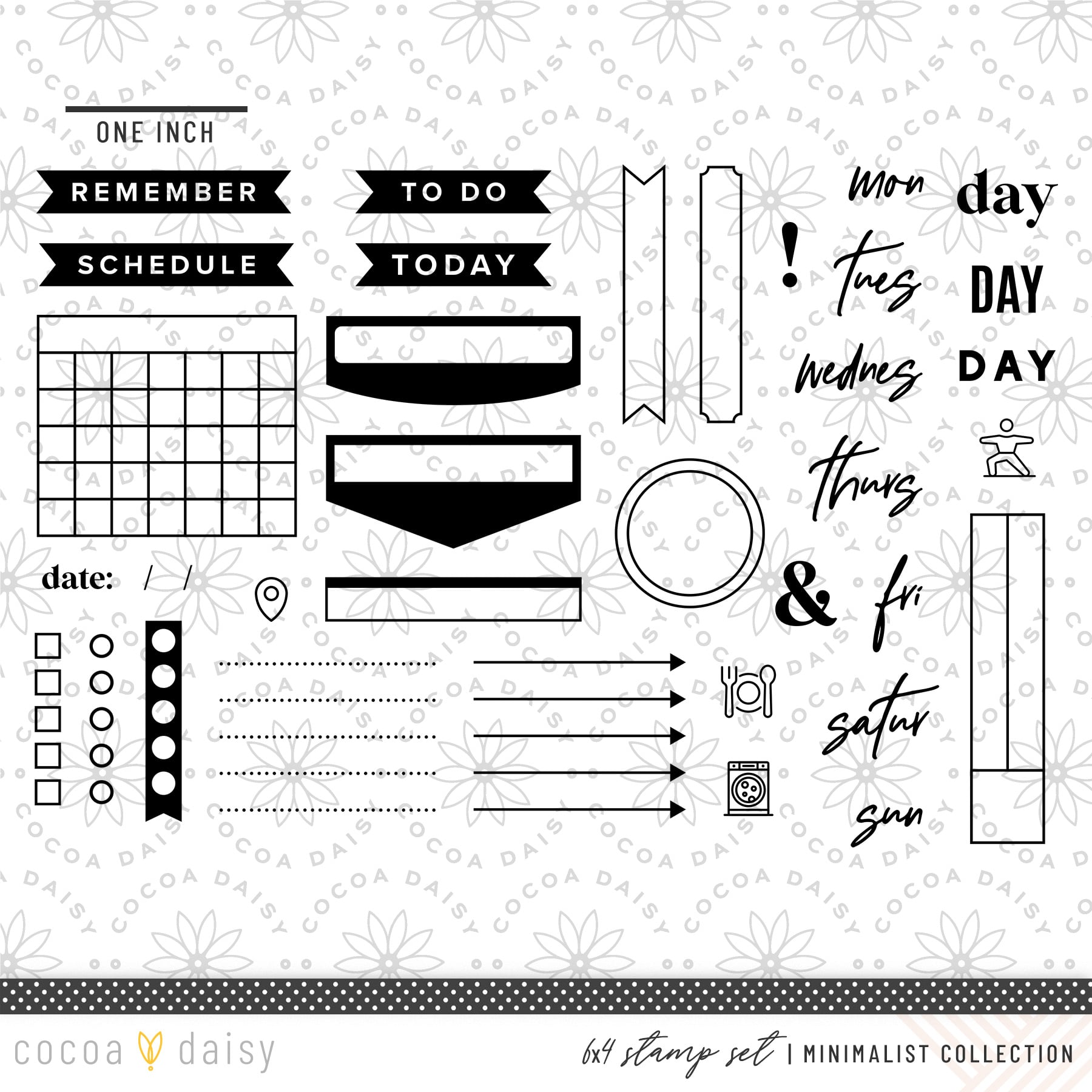 The Minimalist Collection Stamp Set