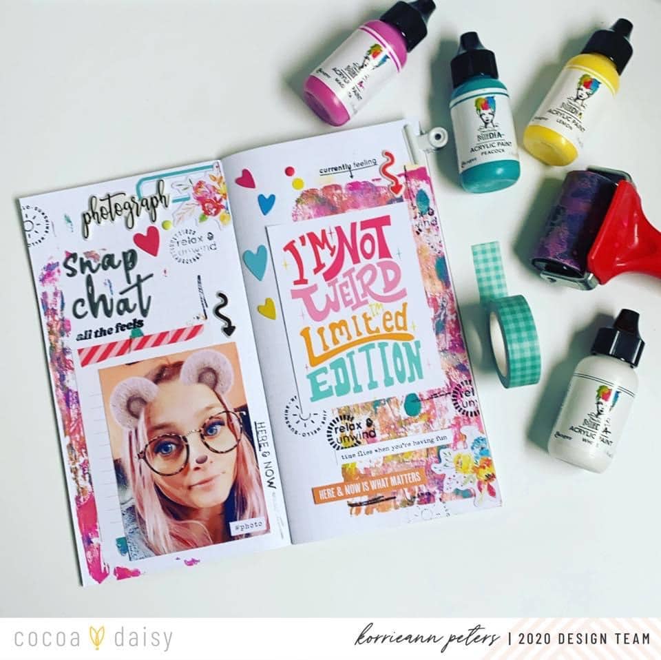 How to Use Stamps to Create Texture in Your Memory Keeping and Planner Pages