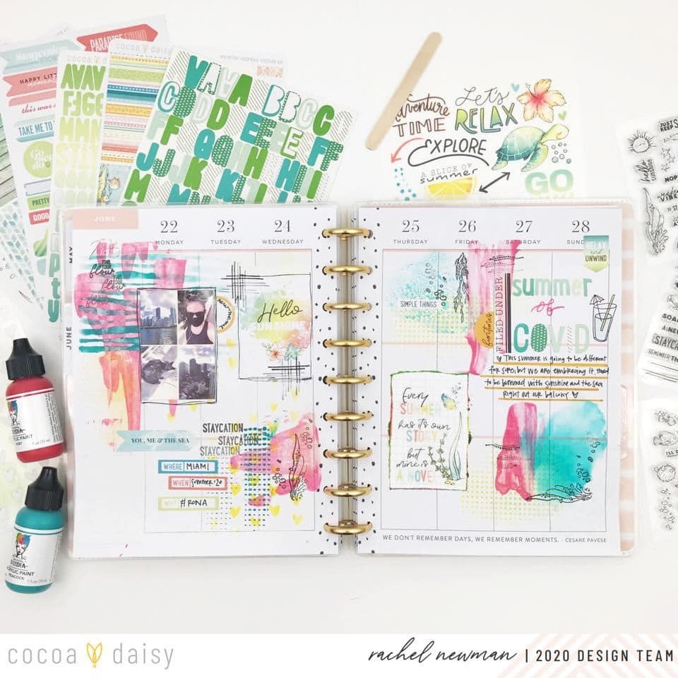 Mixed Media Layouts that Inspire – Cocoa Daisy