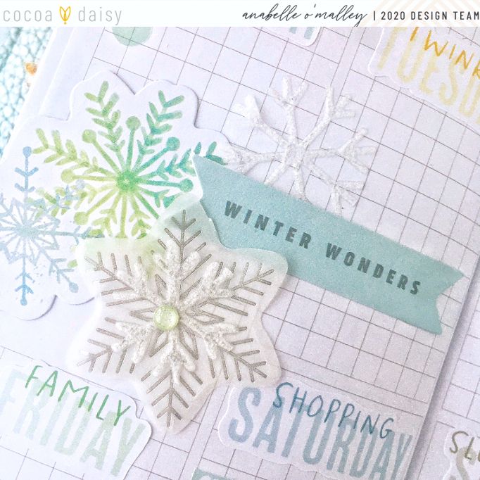 Wintery Planner Layout