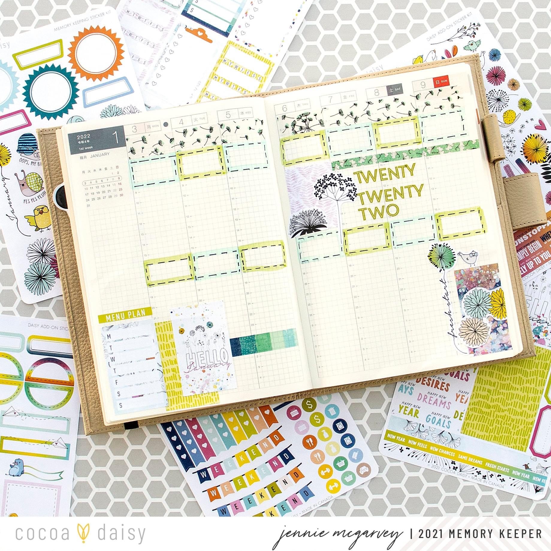 Weekly Planning with the Confetti Wishes Collection