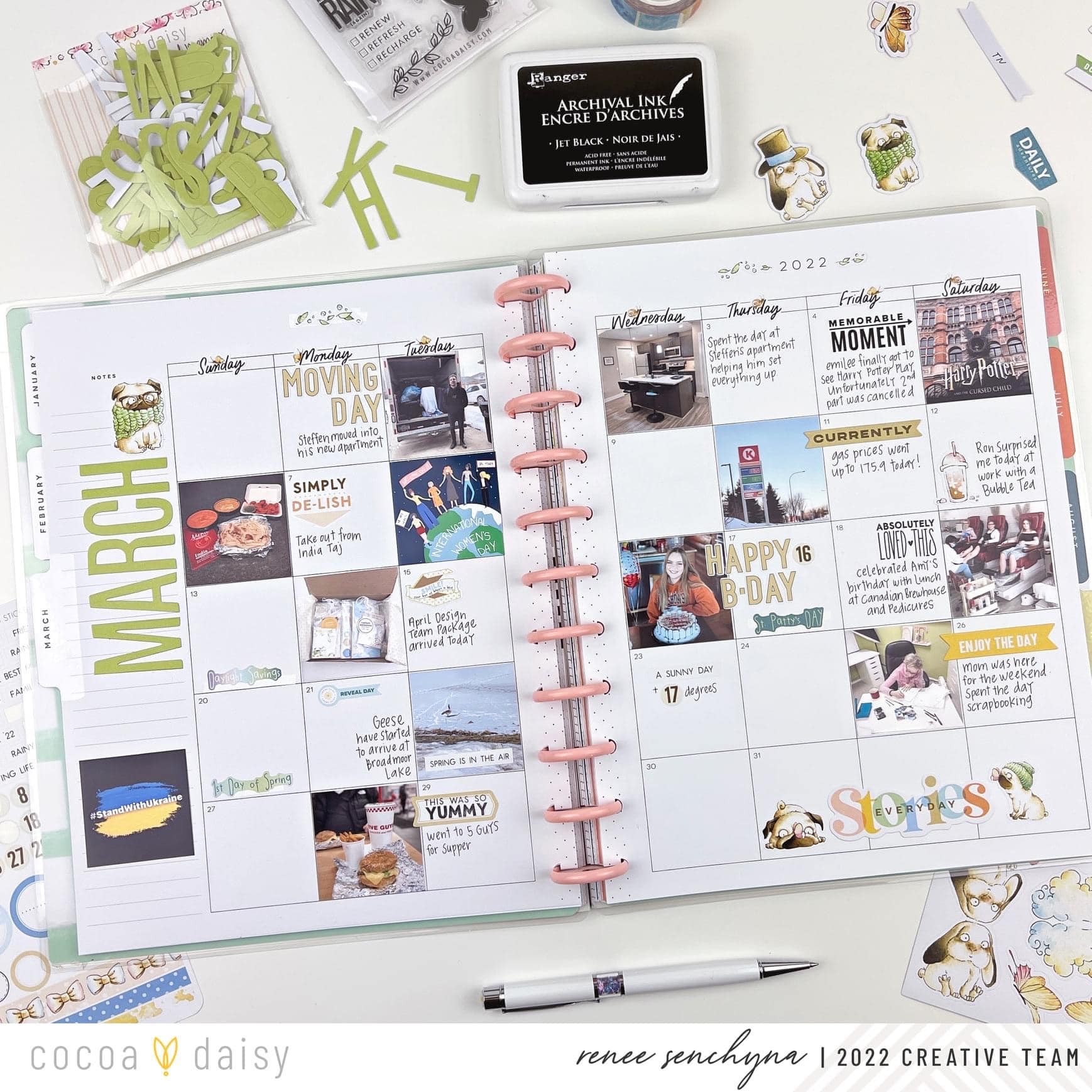Monthly Planning and Memory Keeping with the Meadow Collection