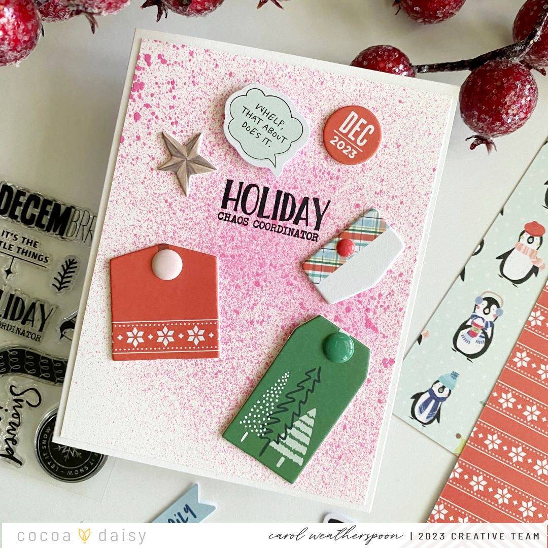 Holiday Tags with the Let It Snow Collection