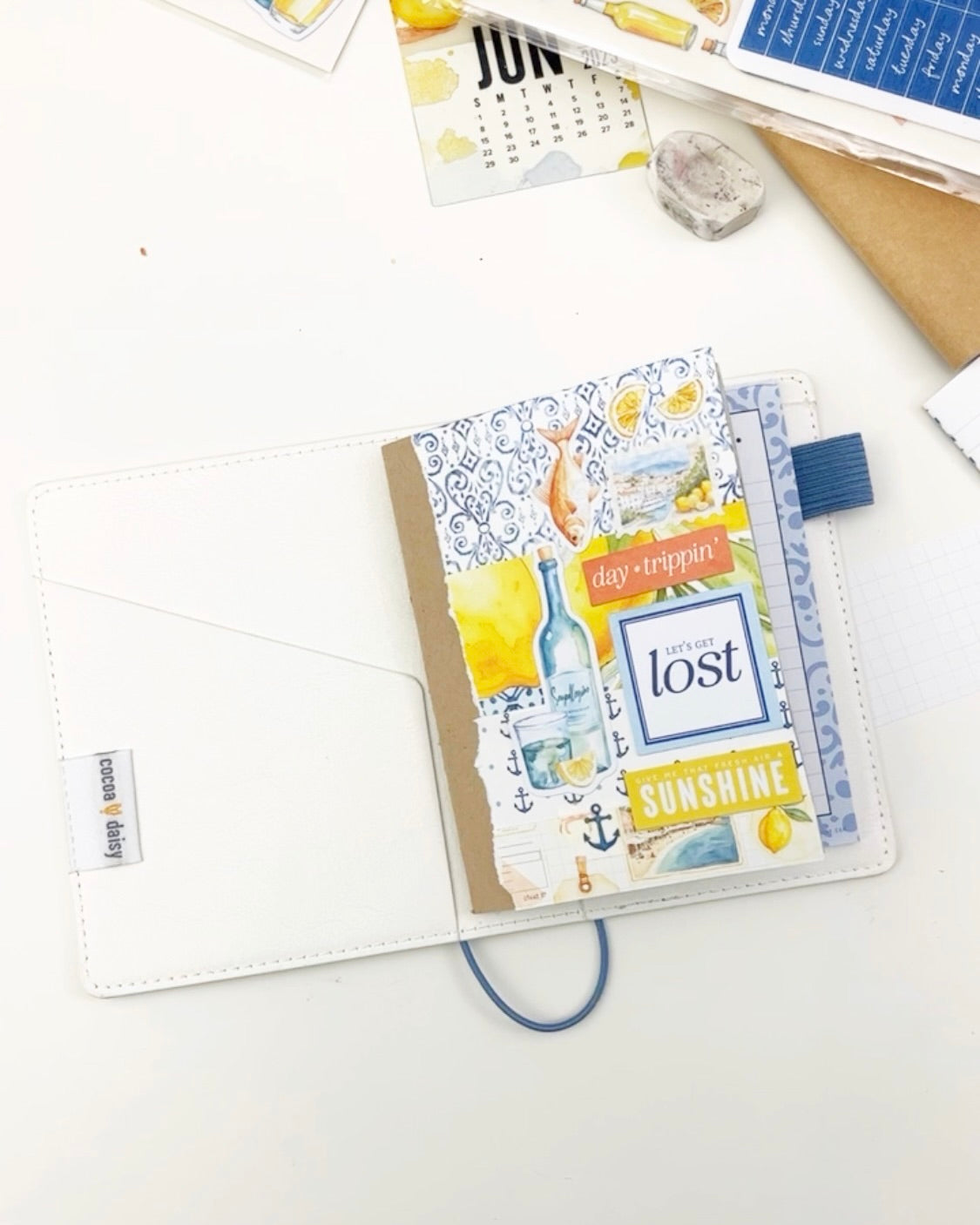 Create a Tiny TN Cover with Notepad Holder from the Creative Kit!
