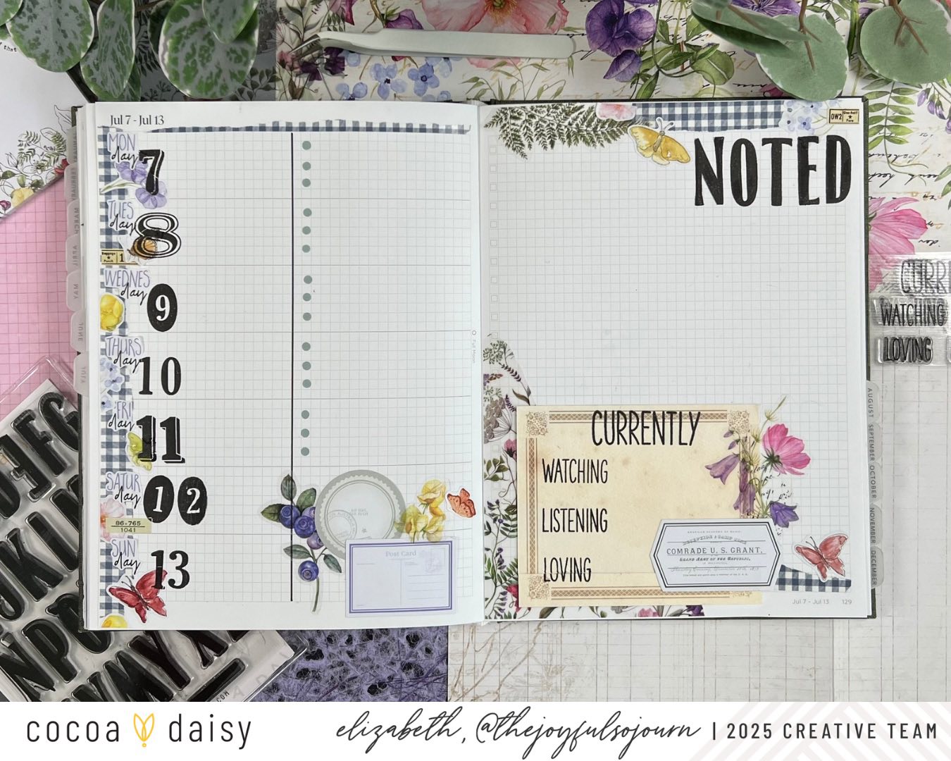 Lovely Layering in your Planner