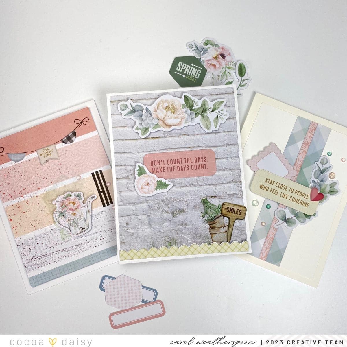 Card making with Lillian‚Äôs Garden Kits