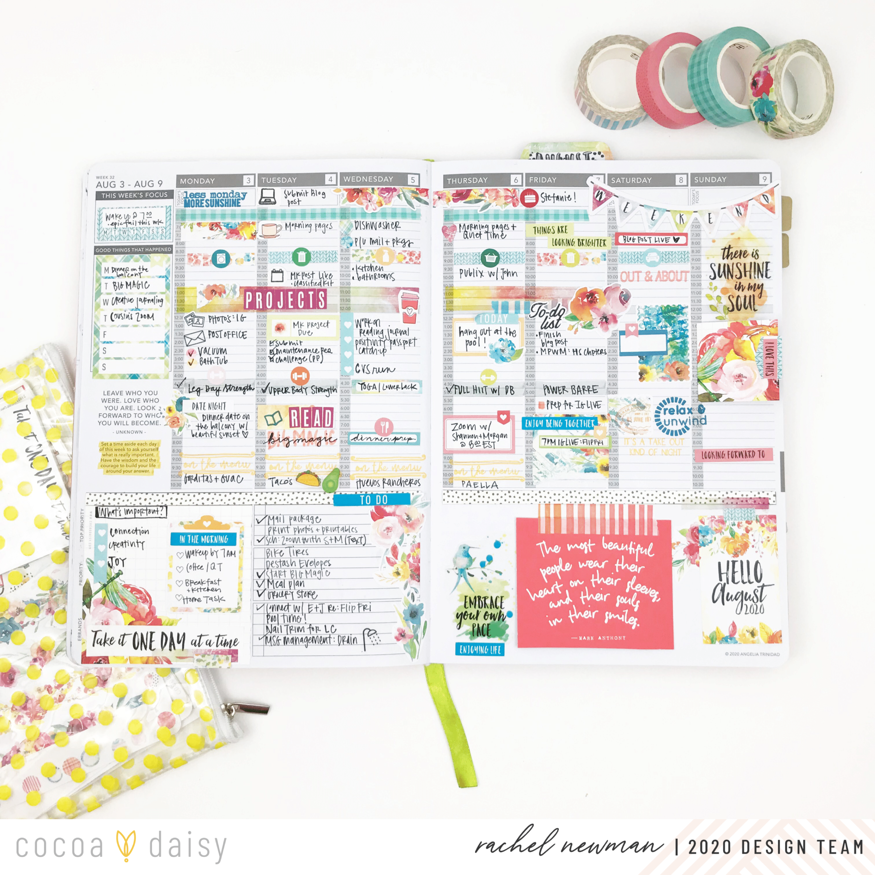 A Week in My Planner with Backyard Blooms