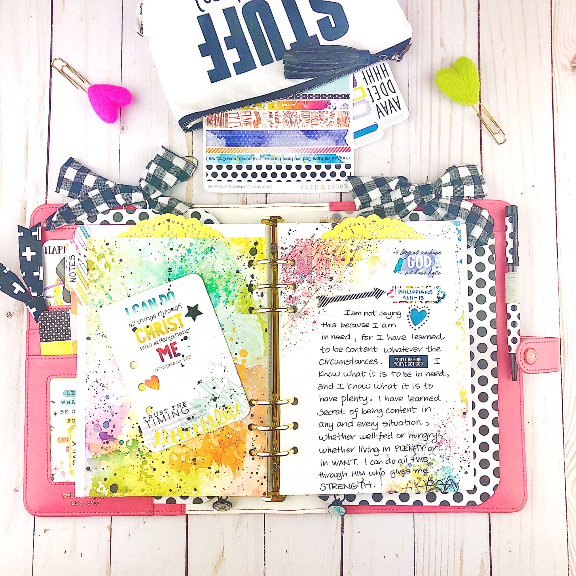 Add Bible Journaling To Your Planner!