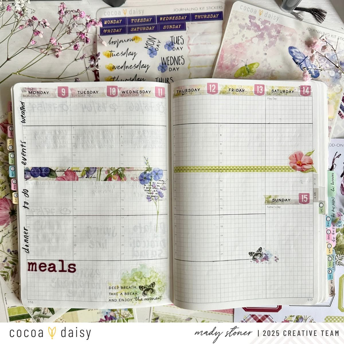Planning with the Flutterby Sticker Kits