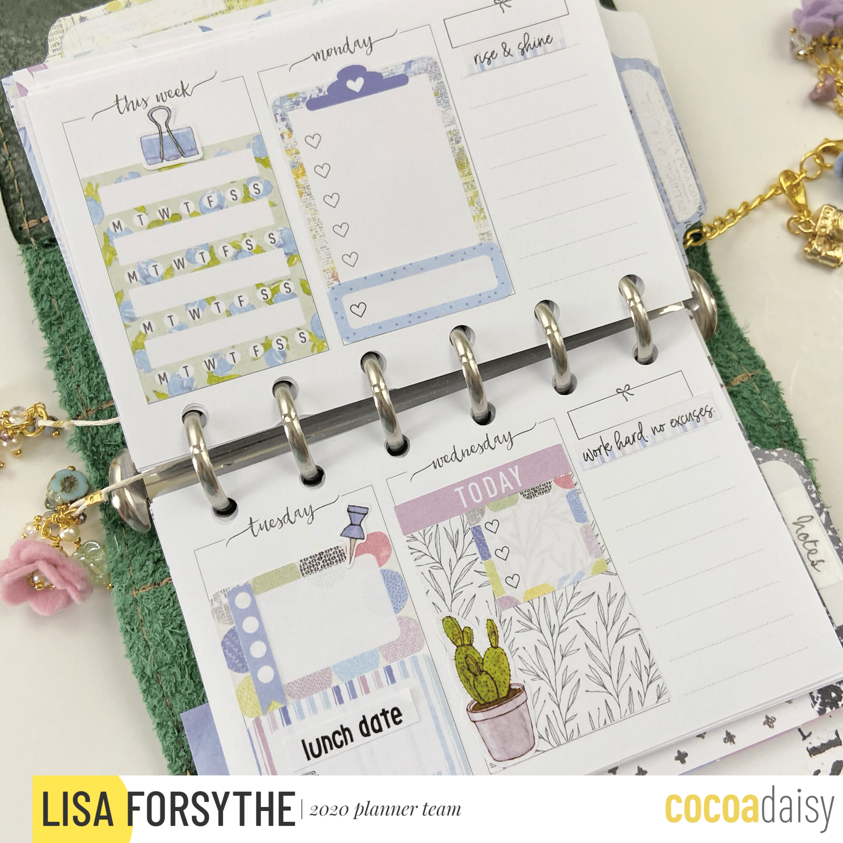 January Noted Kit Week on 4 pages Plan with me video