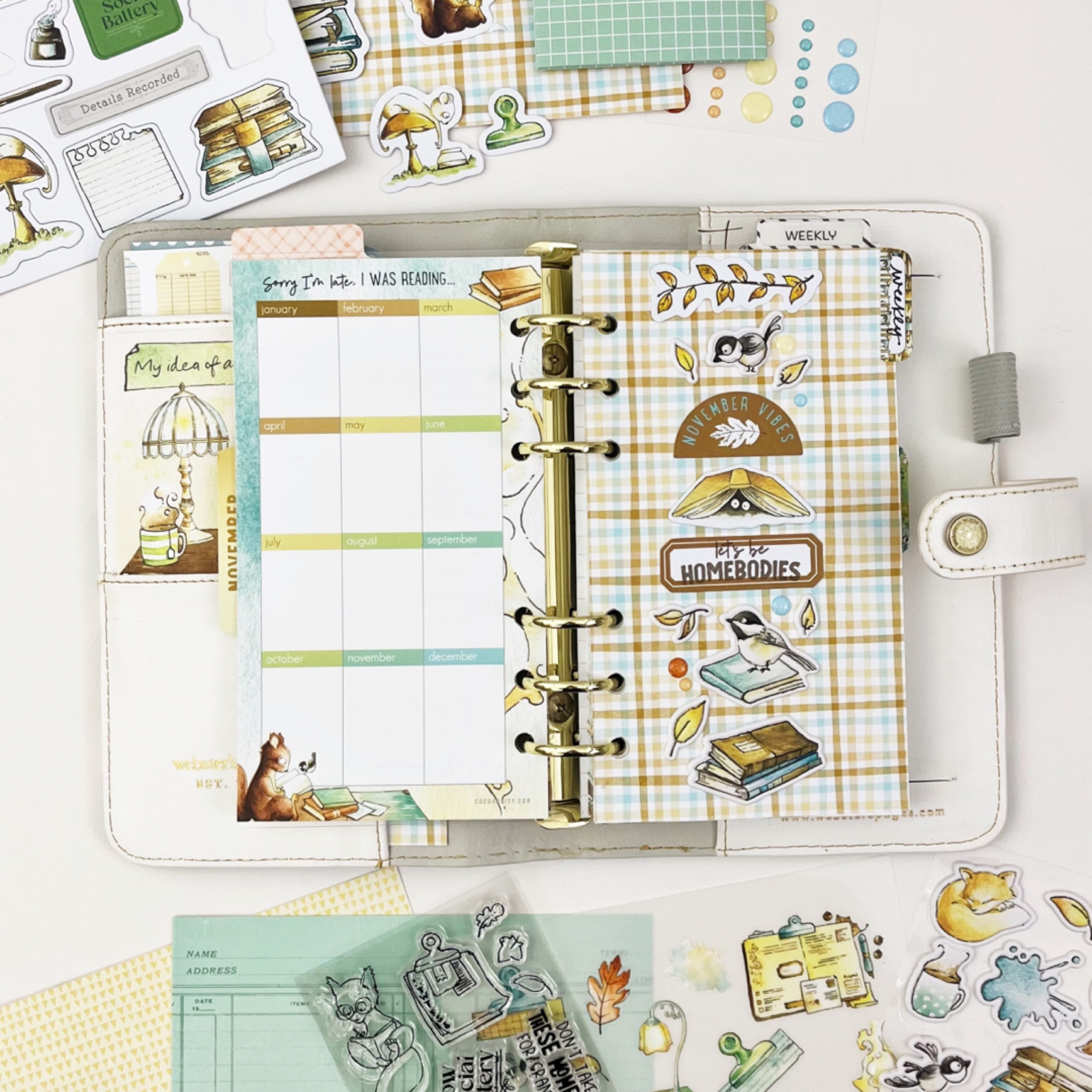 Use the Chapters Scrapbooking Kit for Your Planner Setup