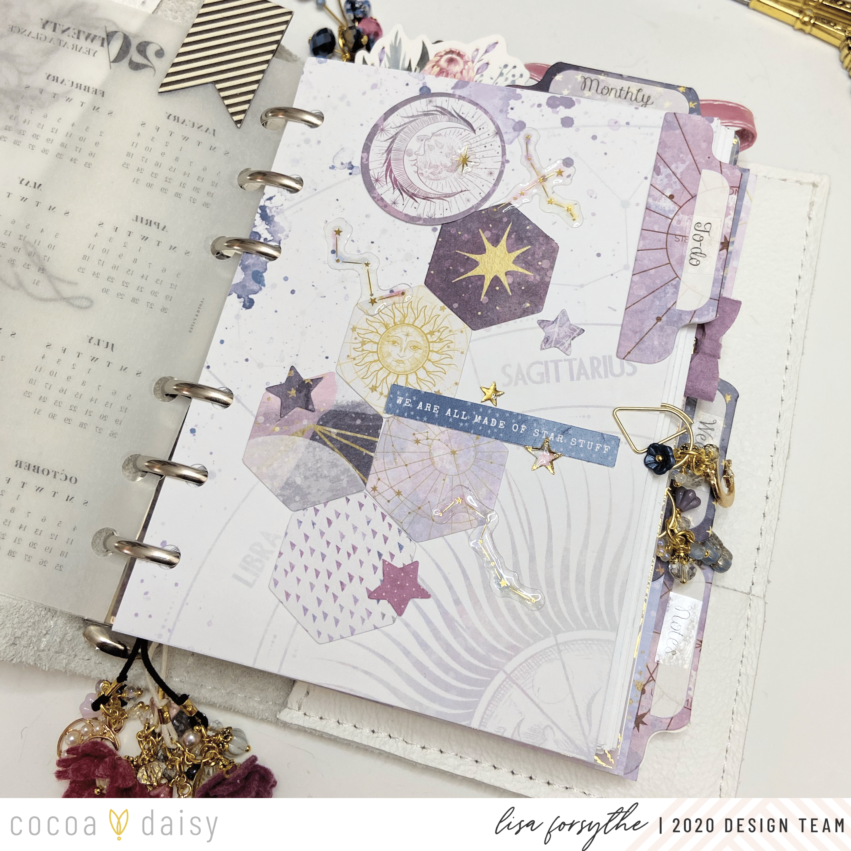 A look inside my September Planner with the Solstice kit