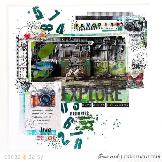 12x12 Mixed Media Design with Daily Journal Kits