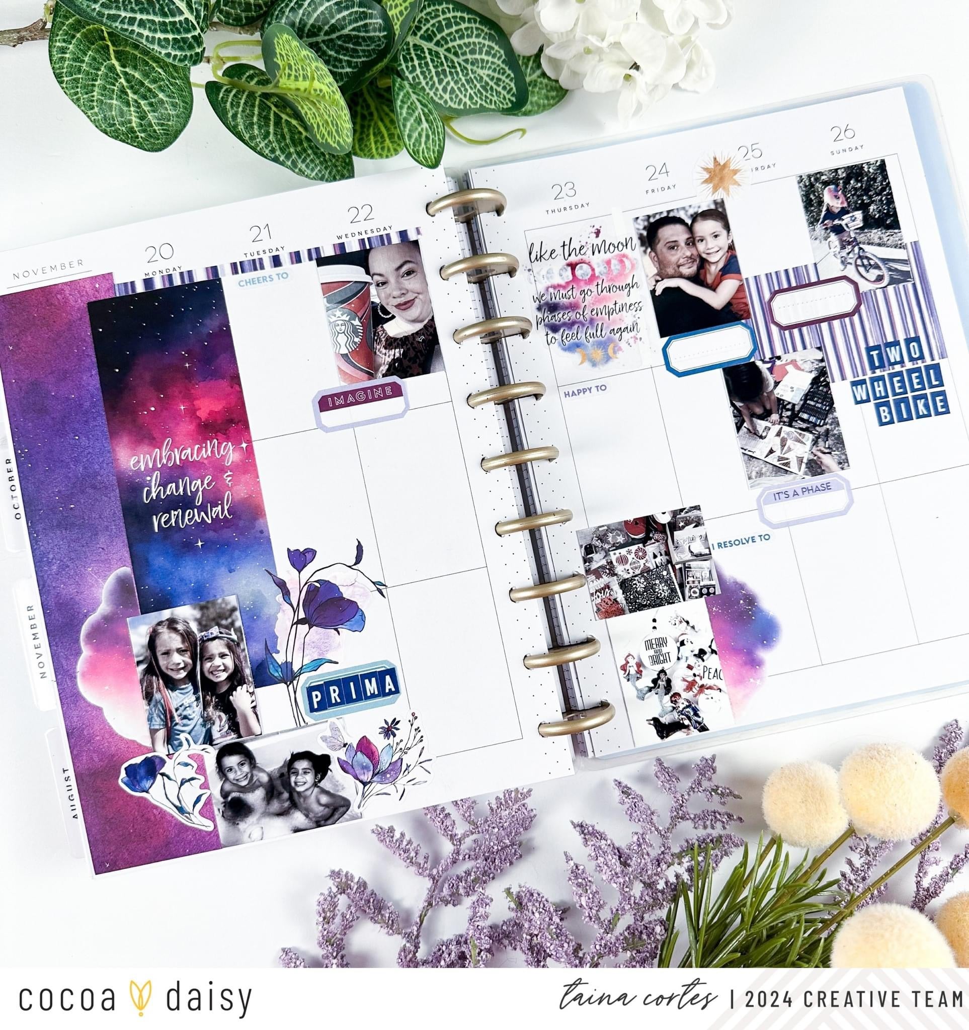 Memory Planning with Silent Moon Sticker Kits