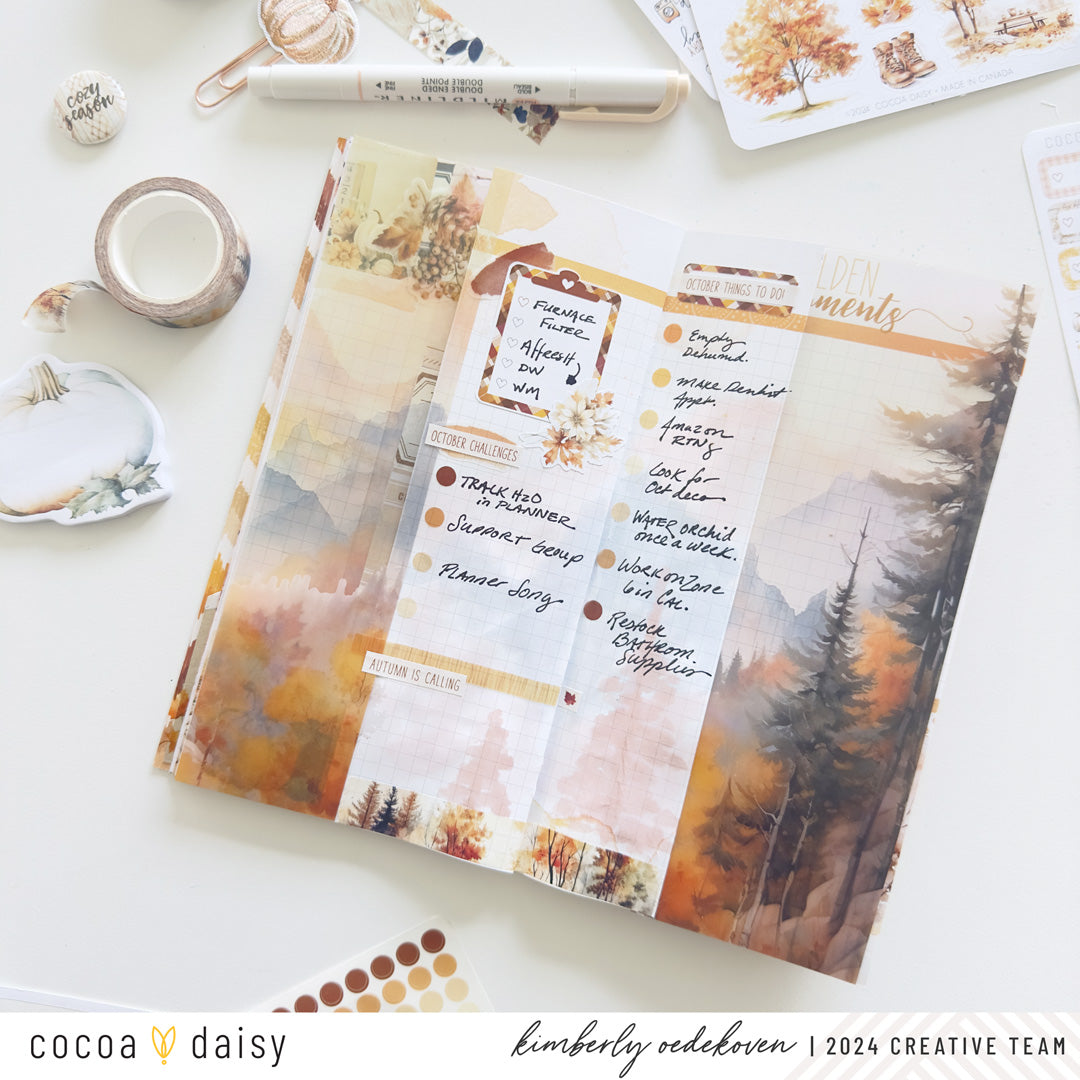 Acetate Edges in Your Planner Setup