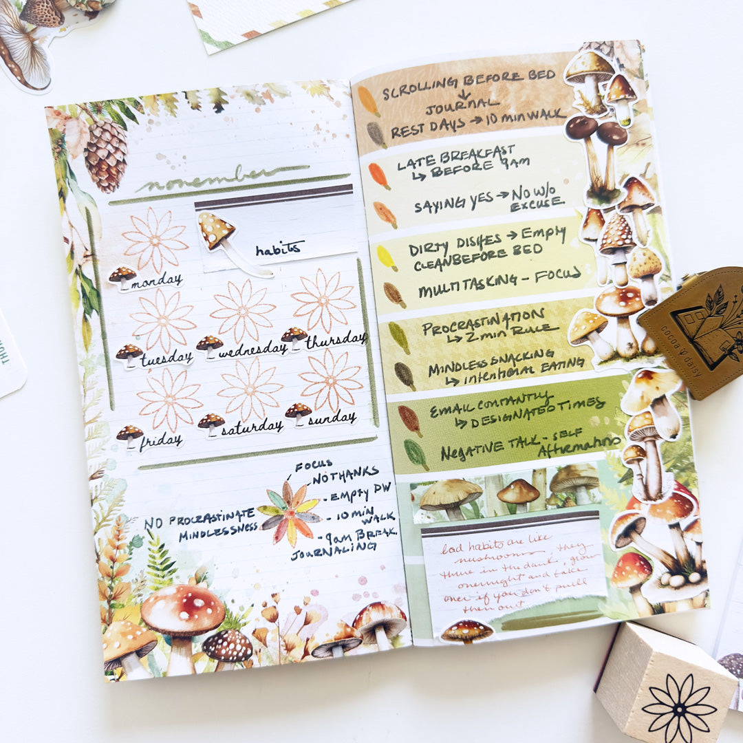 Bonus Week Ideas with the Moss & Mirth Standard Notebook