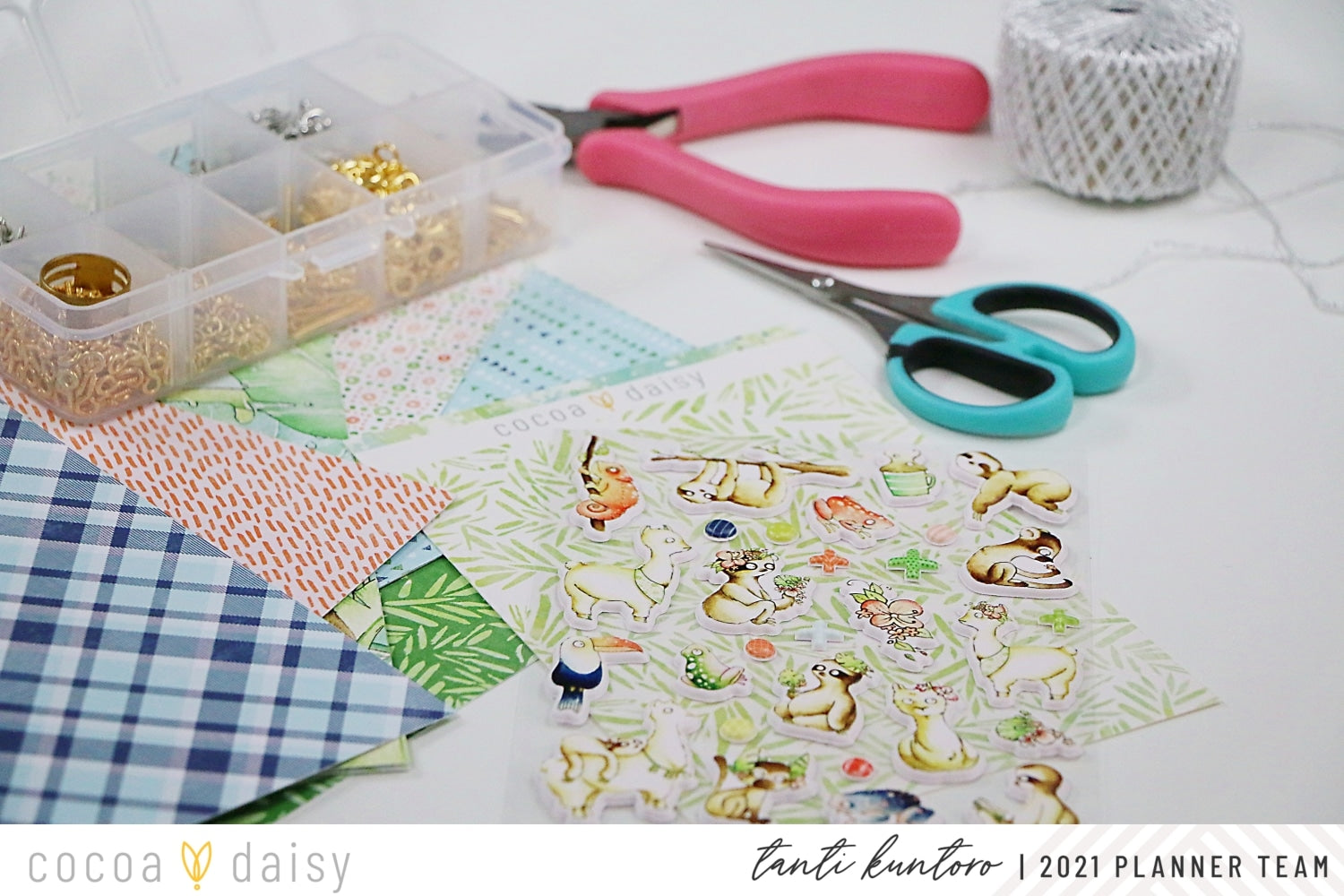 Decorating your planner using puffy sticker