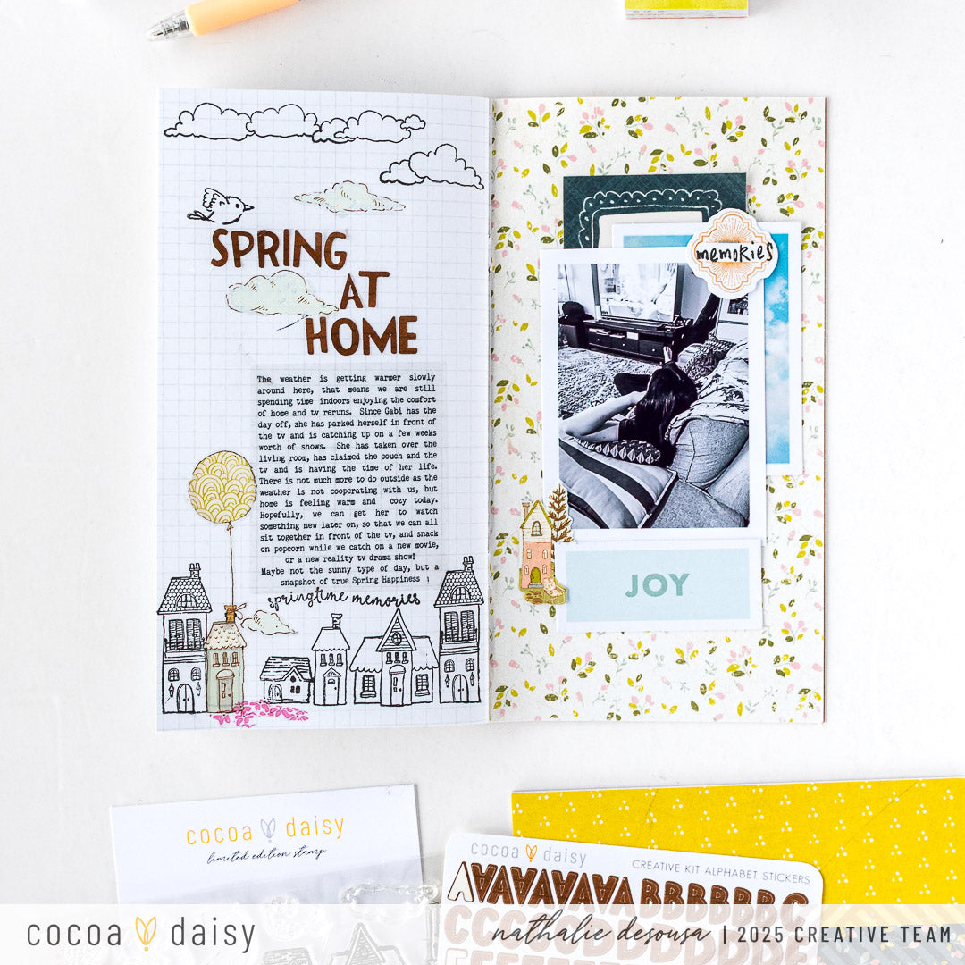 Where the Breeze Begins Simple Daisy Notebook Inspiration – Cocoa Daisy
