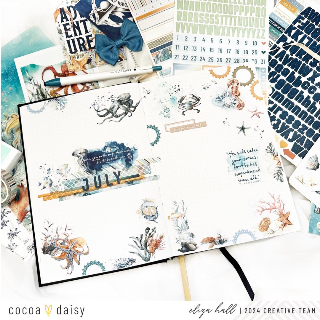 Simply Beautiful: Into the Blue Sticker Kits