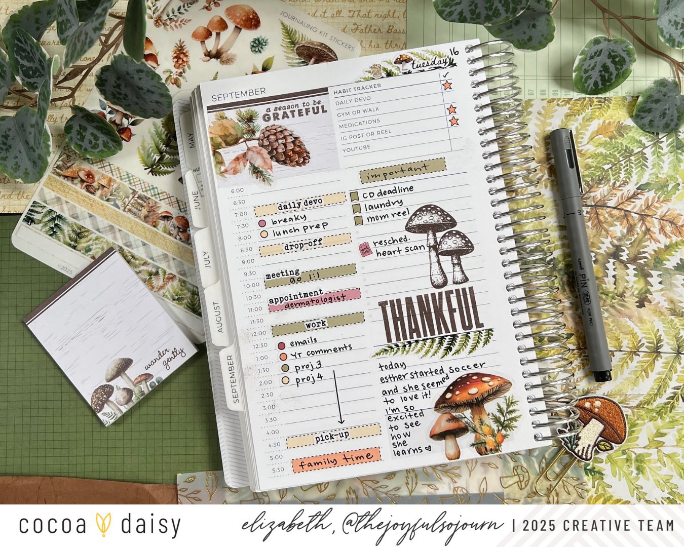 Daily Planning with the Moss & Mirth Stationery Kit and Stamps
