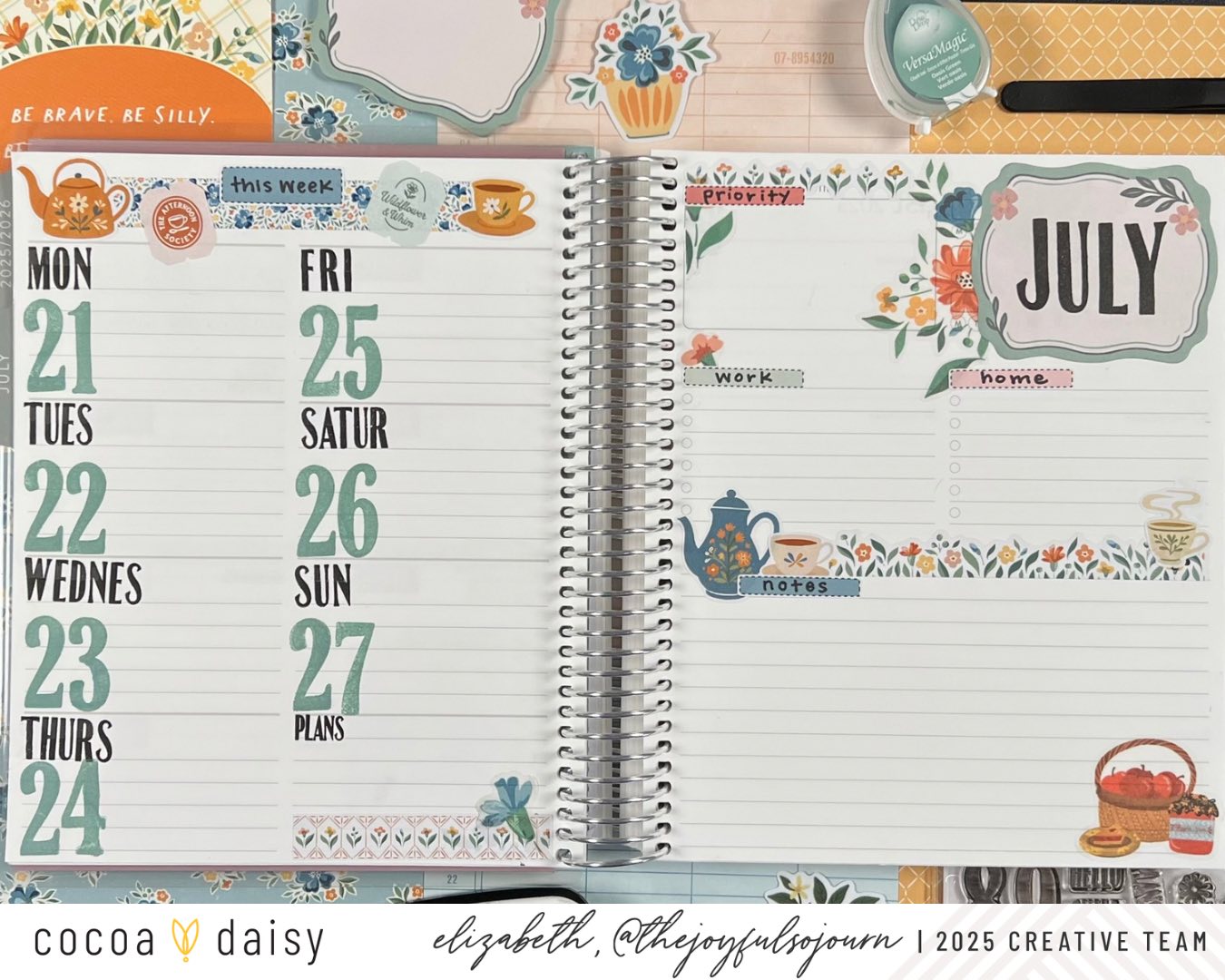 Planner Inspiration with the Stationery Kit and Stamps