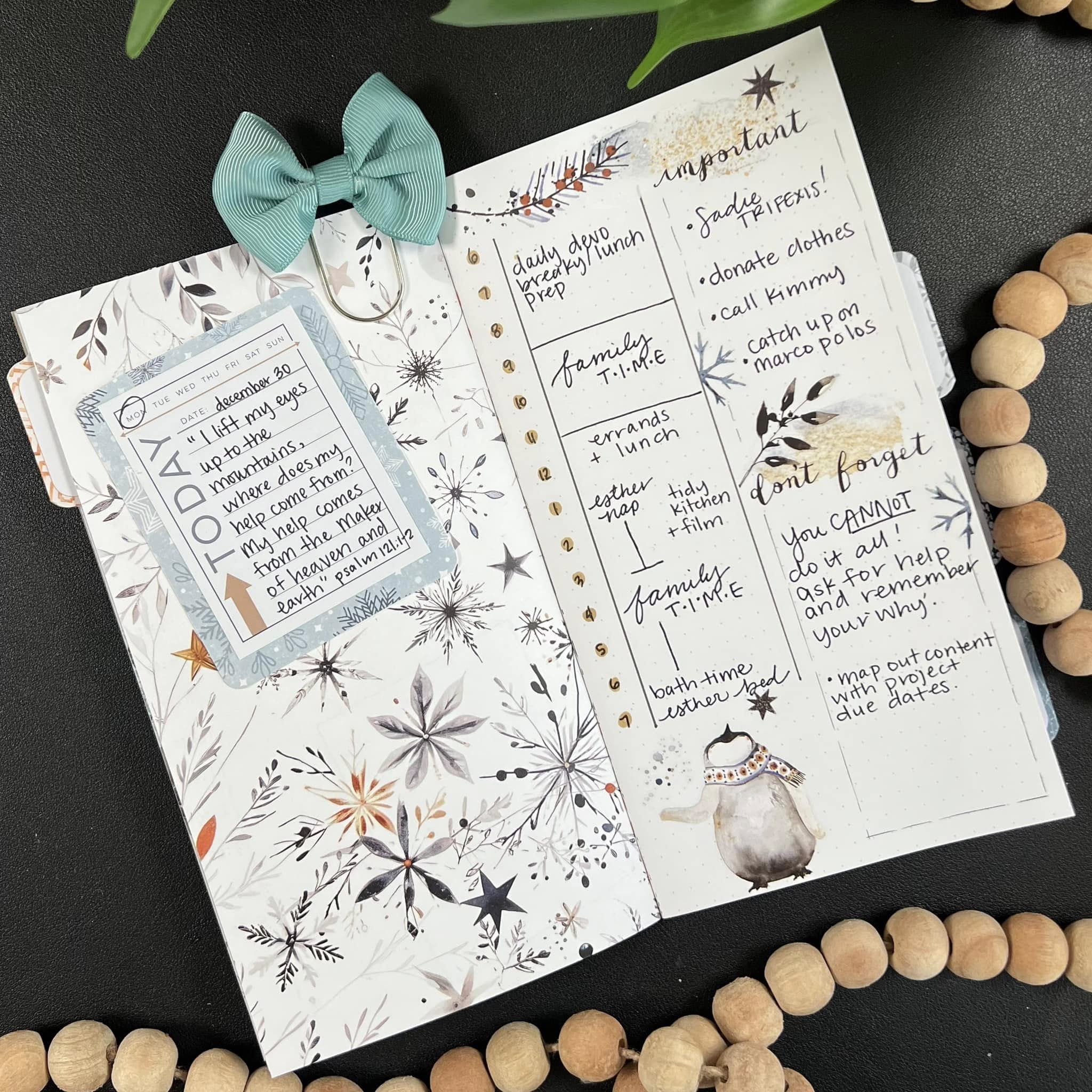 Plan and Journal with the Nordic Nights Simple Notebook