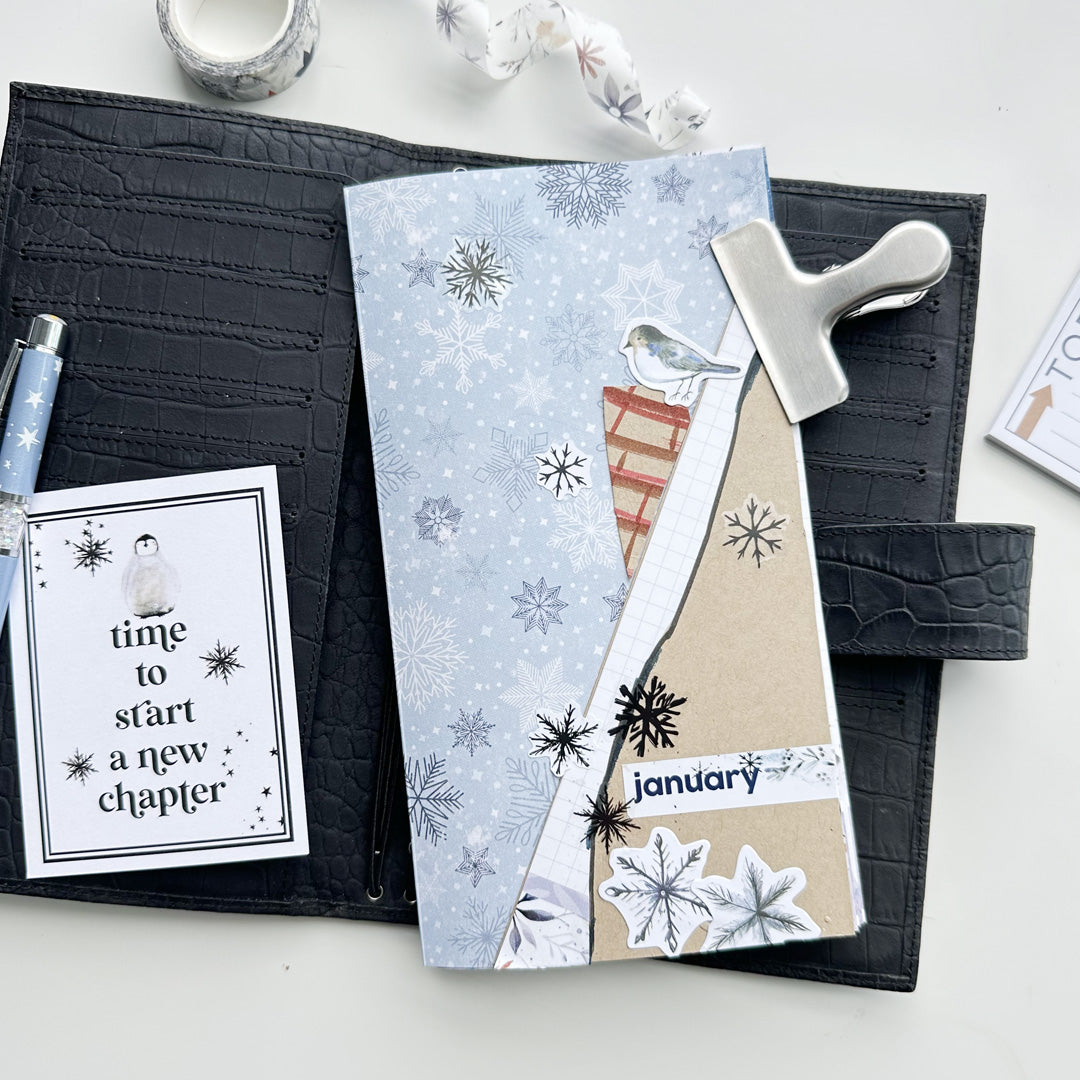 DIY Notebook Cover with Nordic Nights Planner Kit