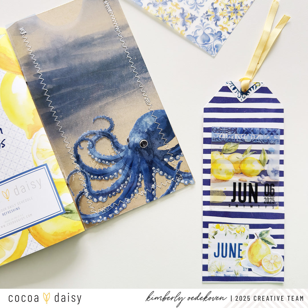 Specialty Papers are "Sew" Good in Your Planner!