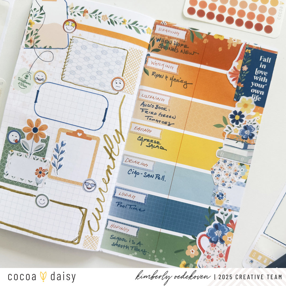 Using the Striped Pages in the Cocoa Daisy Notebook!