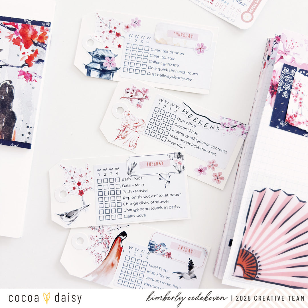 Make a Habit Tracker Tag with the Serenity Stationery Kit!