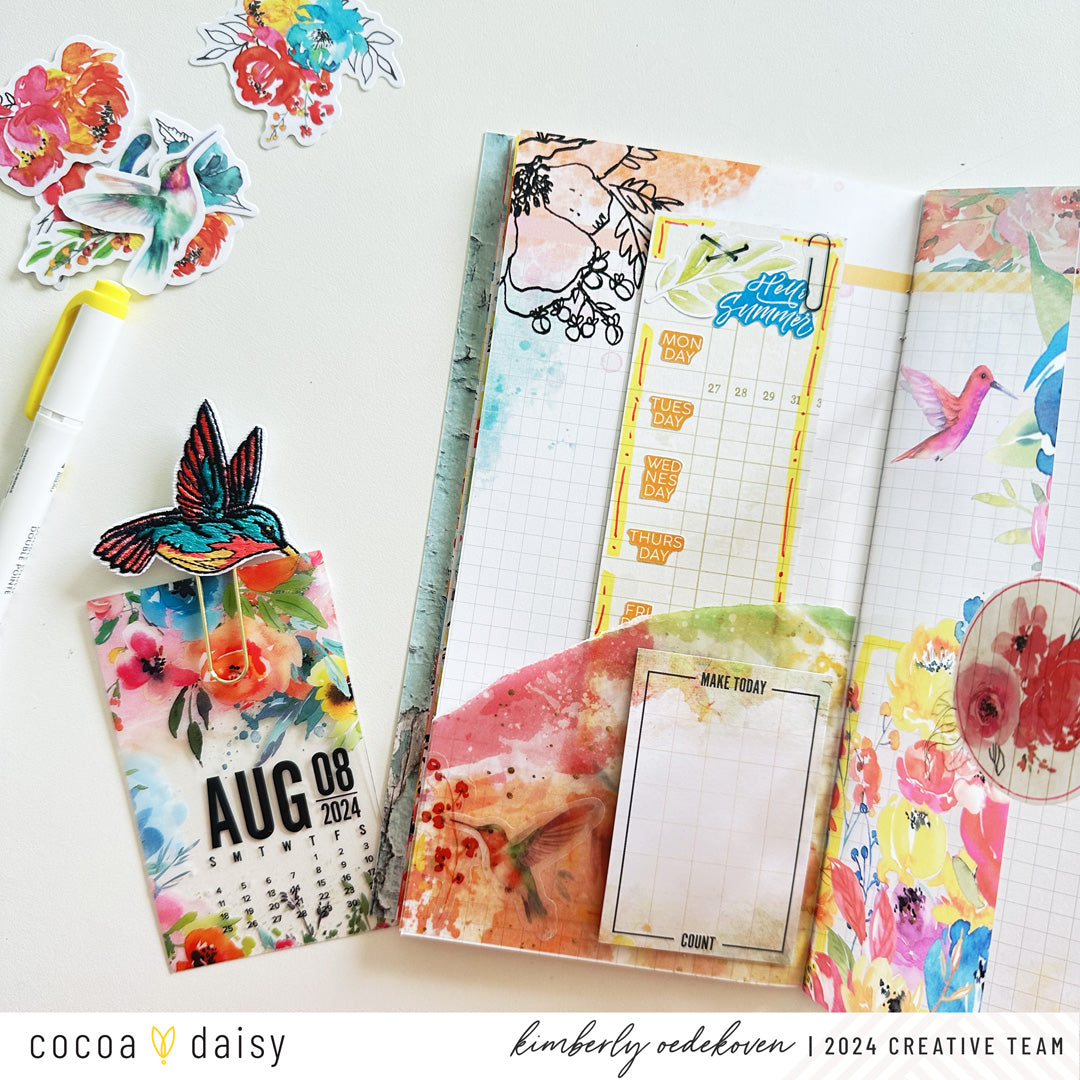 Sun-Drenched Stationery Kit in Your Daisy Notebook