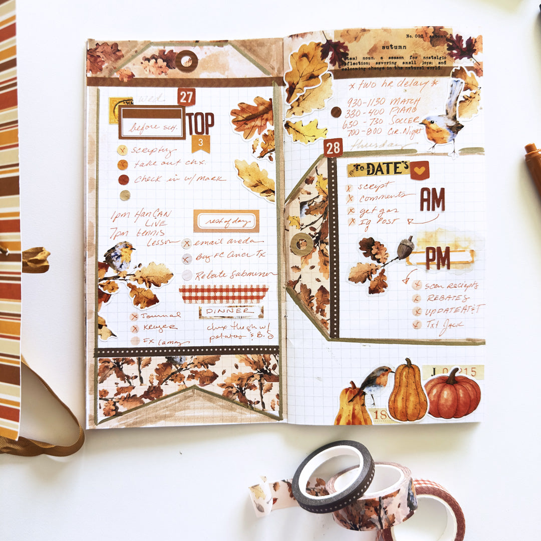 Planning with October Glow Creative Kit
